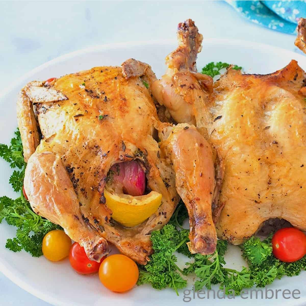 Succulent Air Fryer Cornish Hen Date Night Delicious