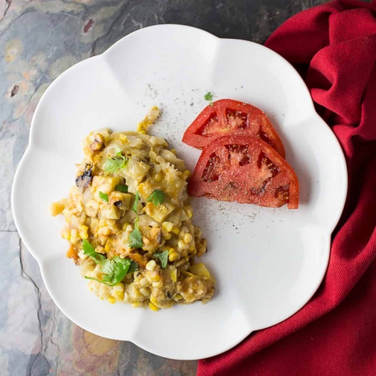 Summer Squash Enchilada Casserole