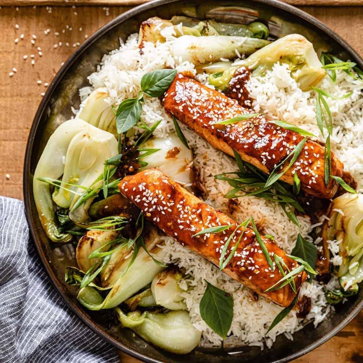 Teriyaki Salmon Air Fryer