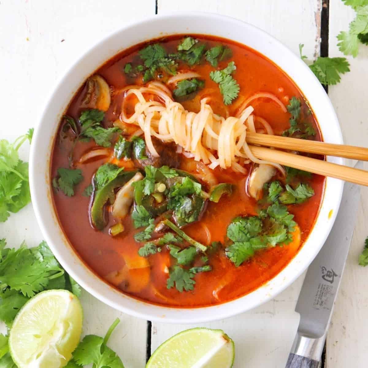 Thai Curry Chicken Noodle Soup
