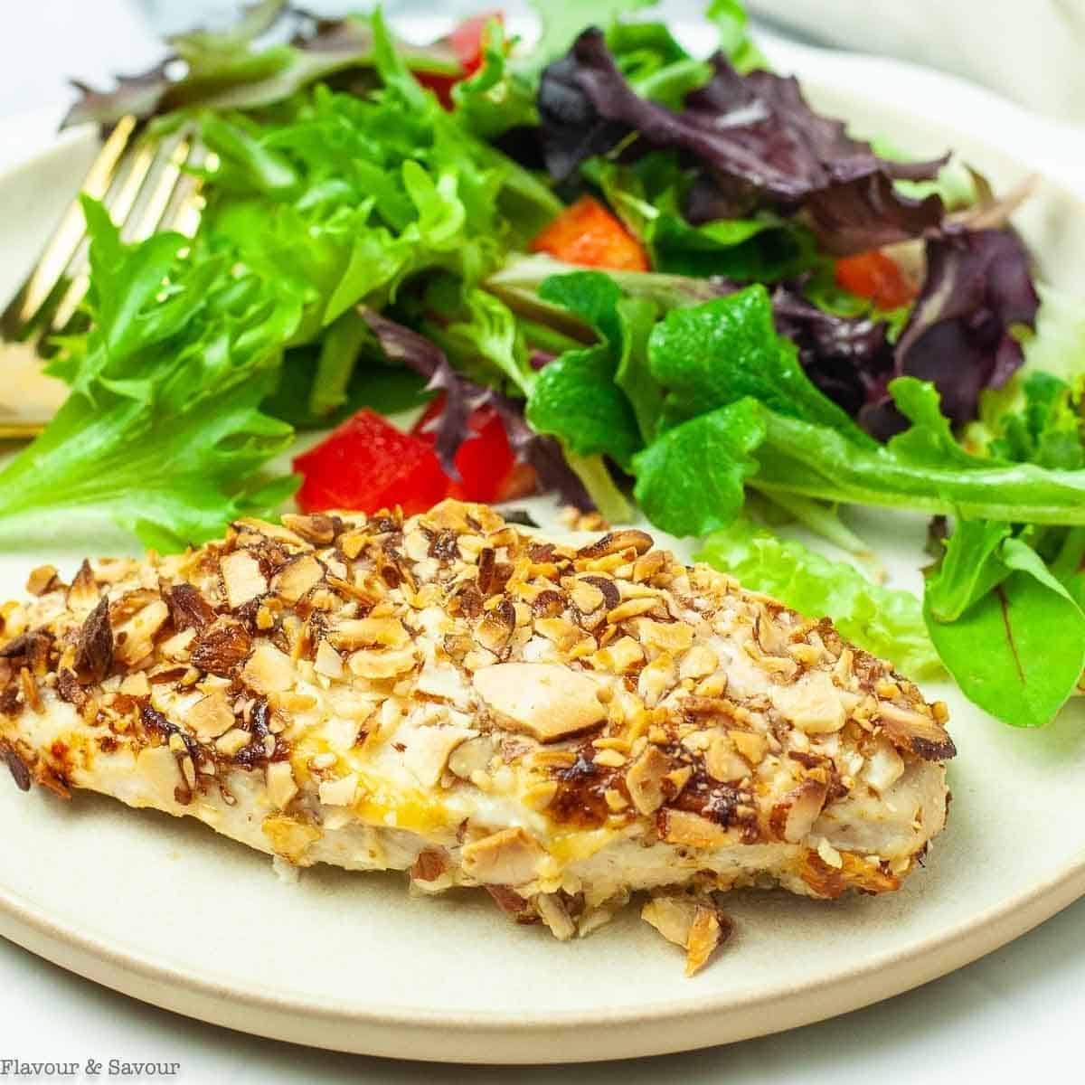 Air Fryer Almond Crusted Chicken