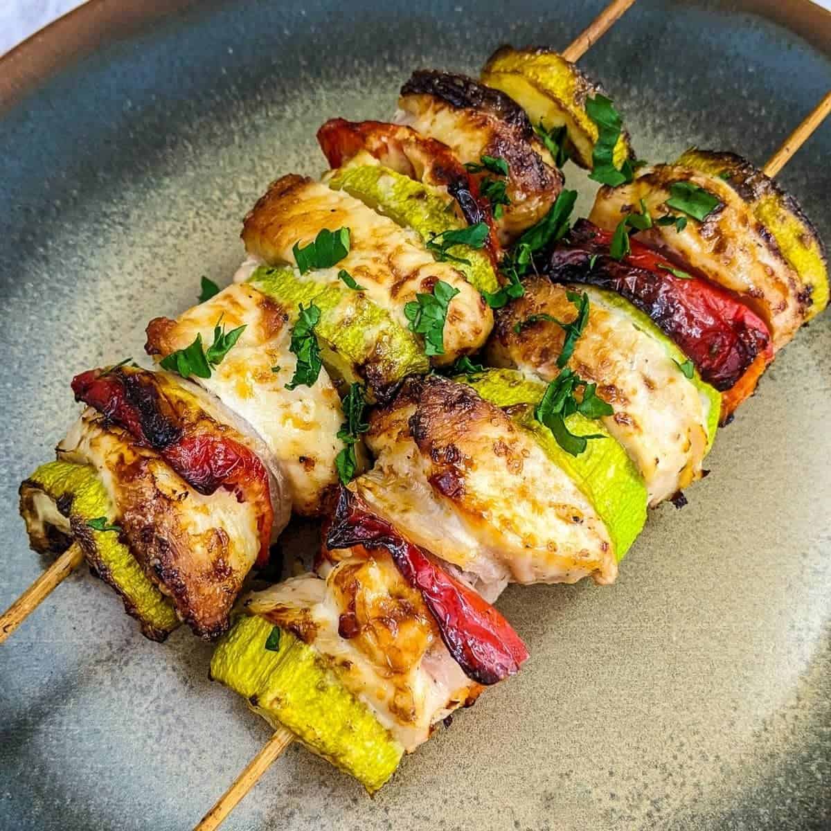 Air Fryer Chicken Skewers Air Fryer Chicken Skewers