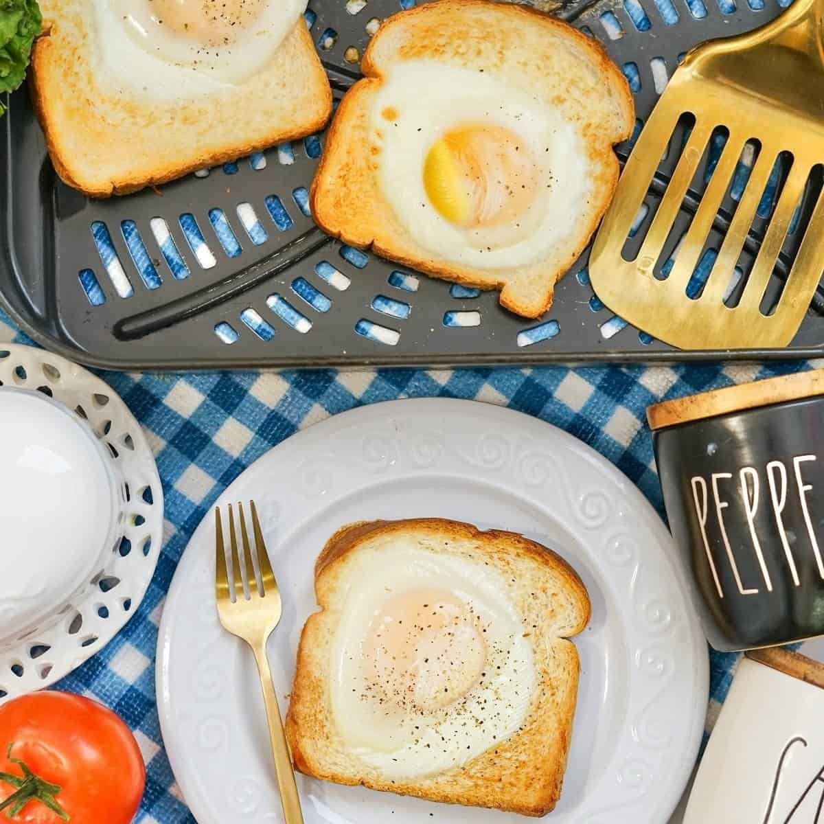 Air Fryer Egg Toast