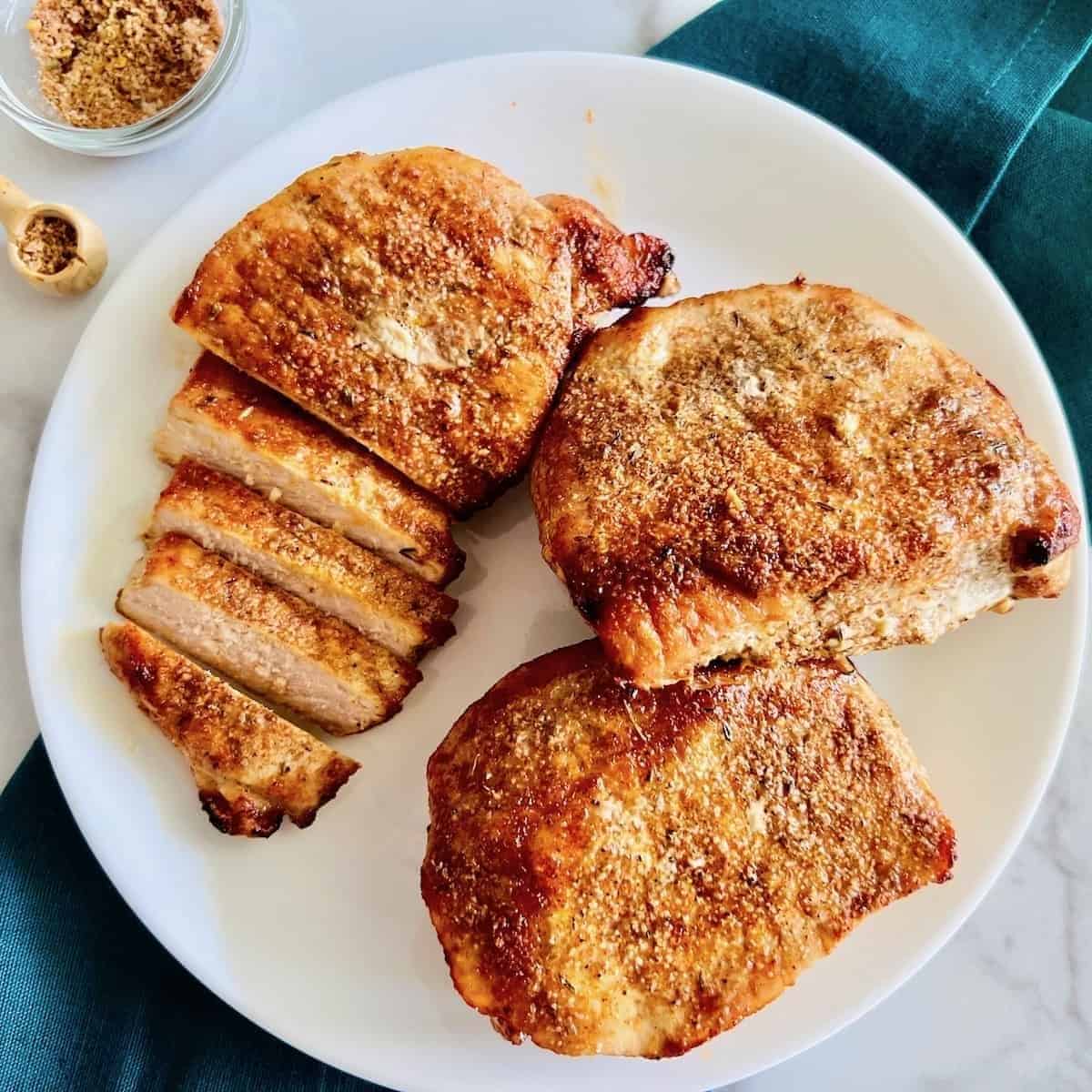 Air Fryer Pork Chops No Breading