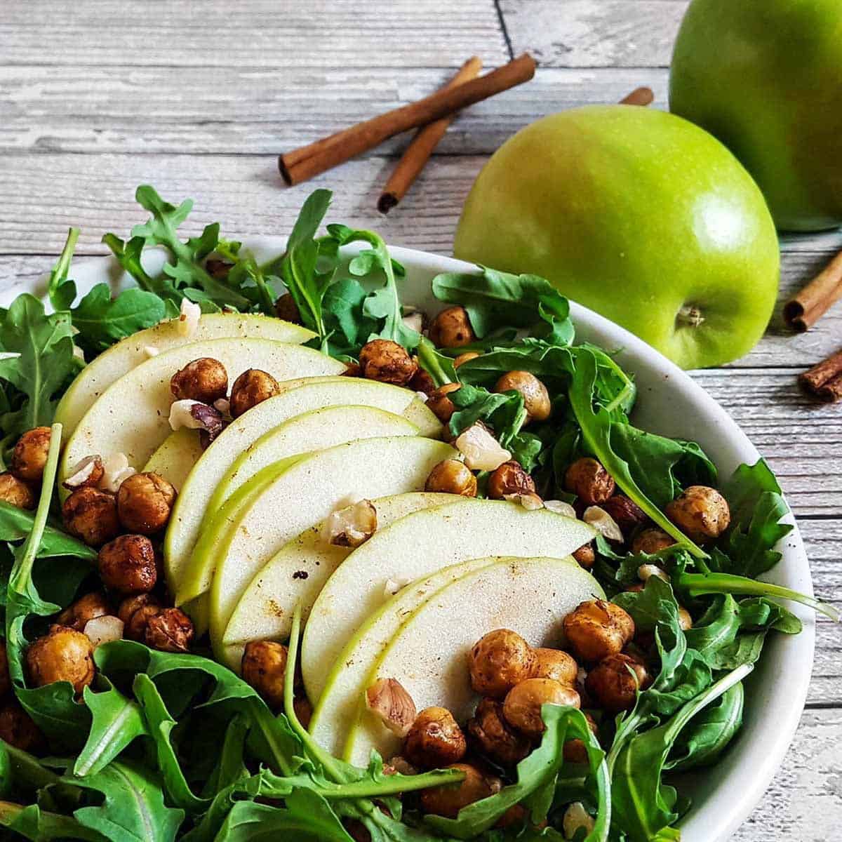 Apple Salad Roasted Chickpeas