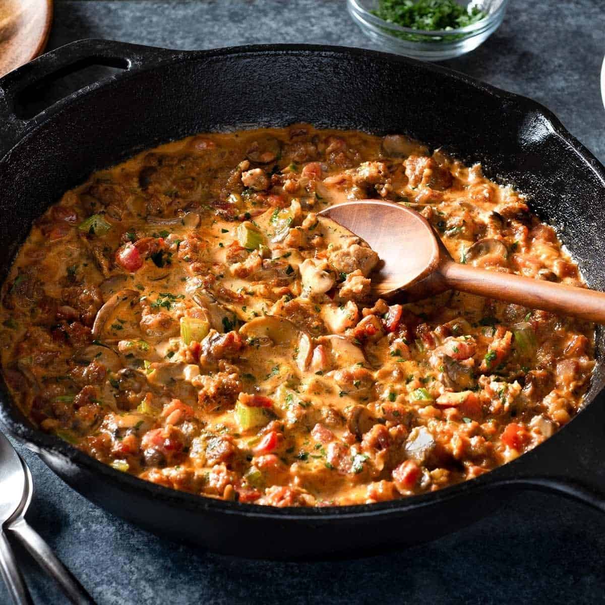 Bacon And Chorizo Pasta Sauce