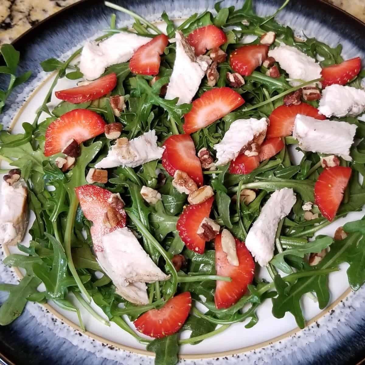 Balsamic Chicken Strawberry Salad