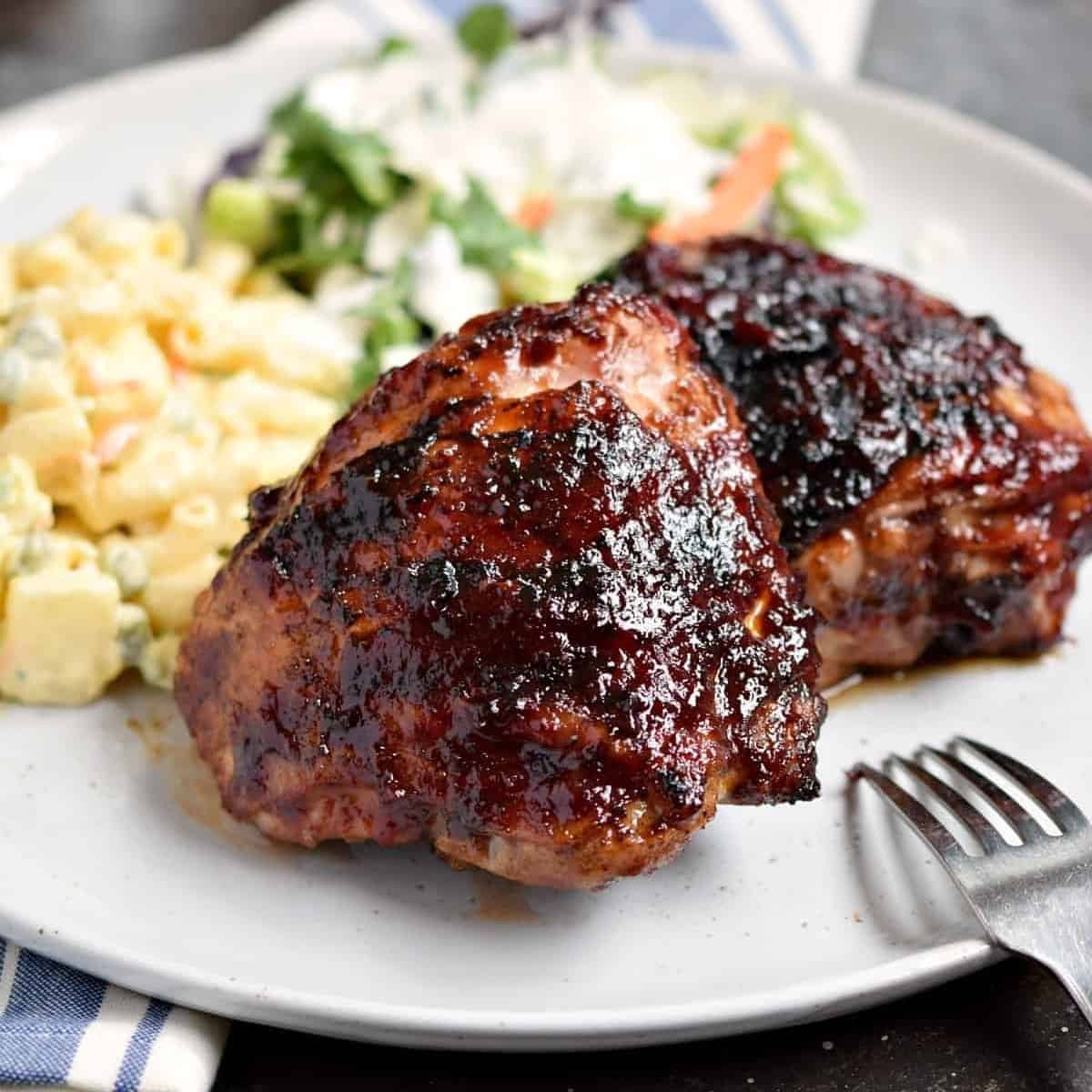 Barbecue Chicken Thighs Barbecue Chicken Thighs