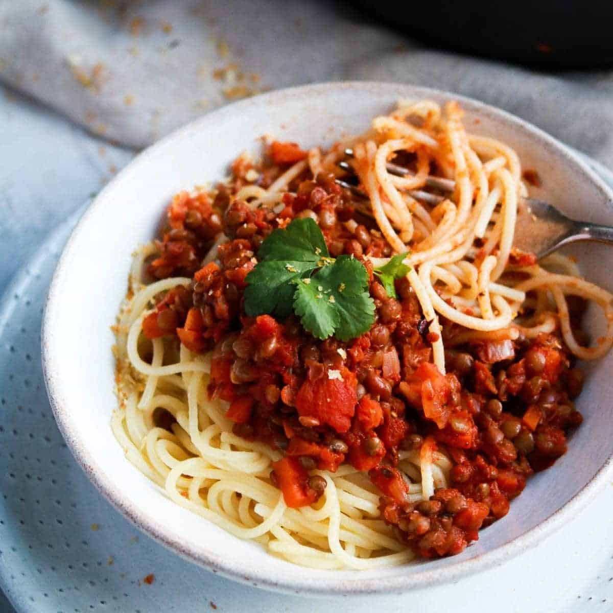 Basic Lentil Bolognese