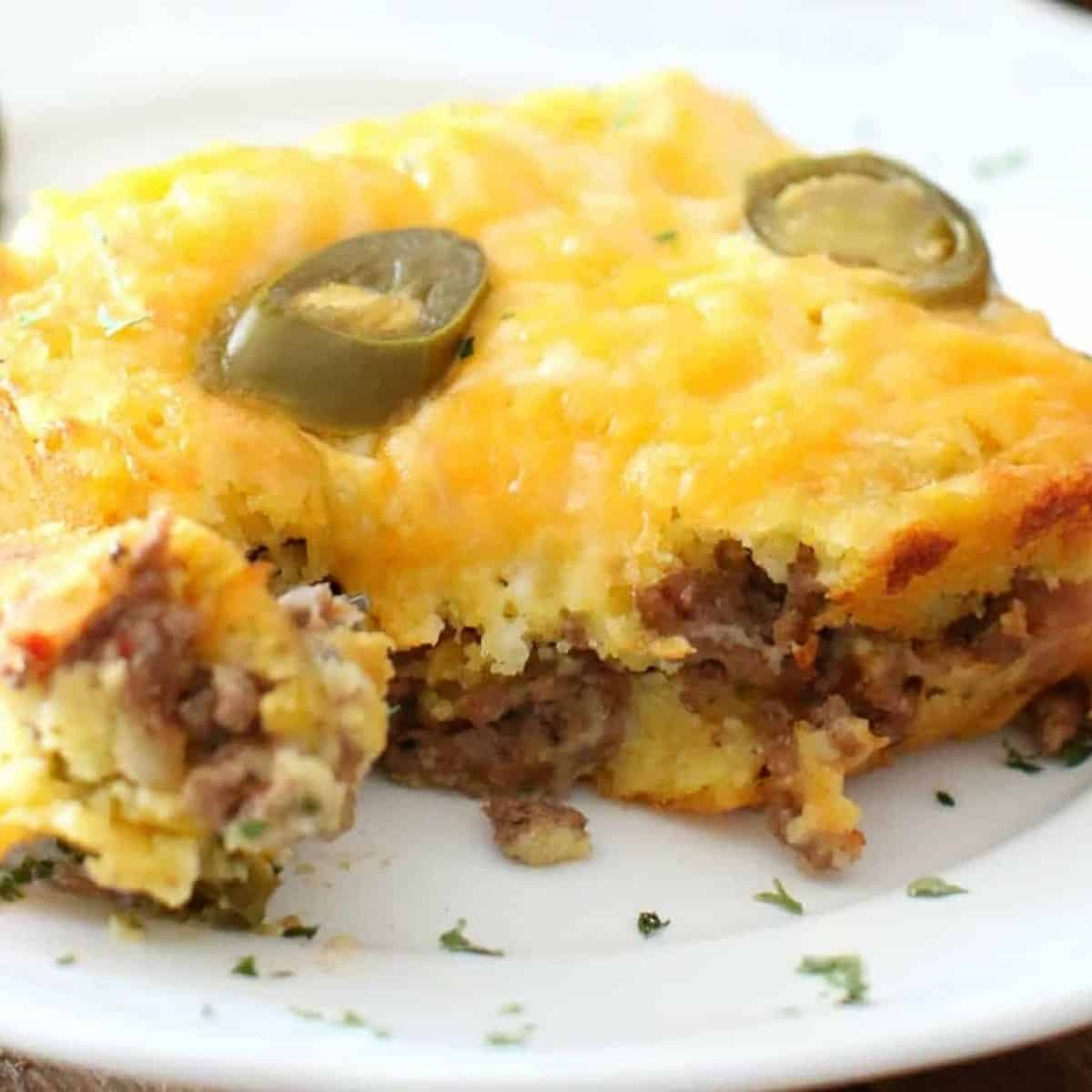 Beefy Cornbread Casserole Beefy Cornbread Casserole