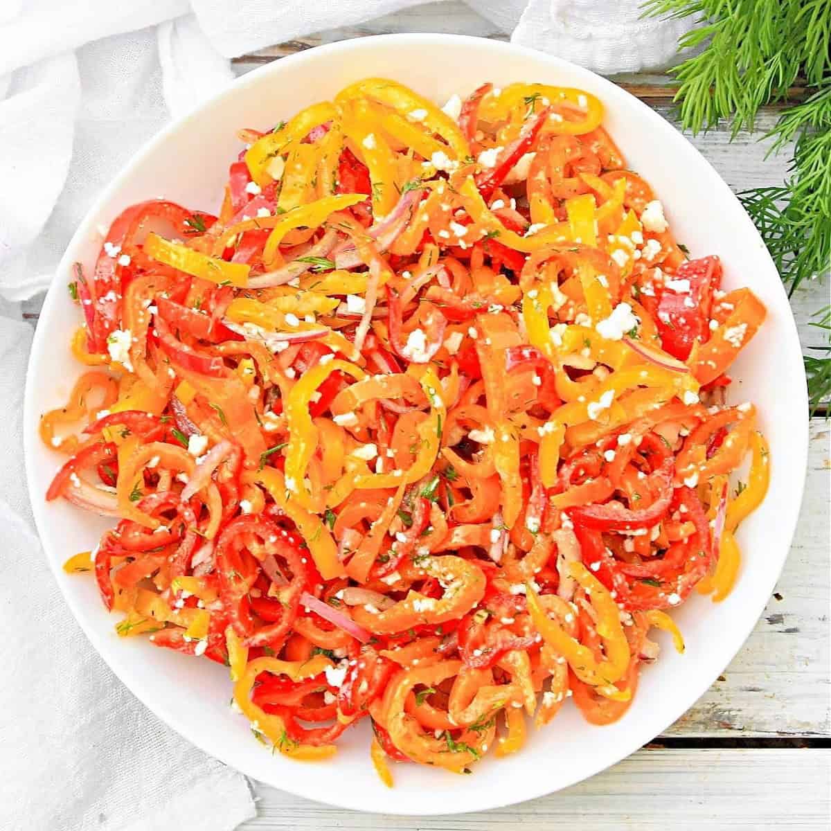 Bell Pepper Salad Recipe