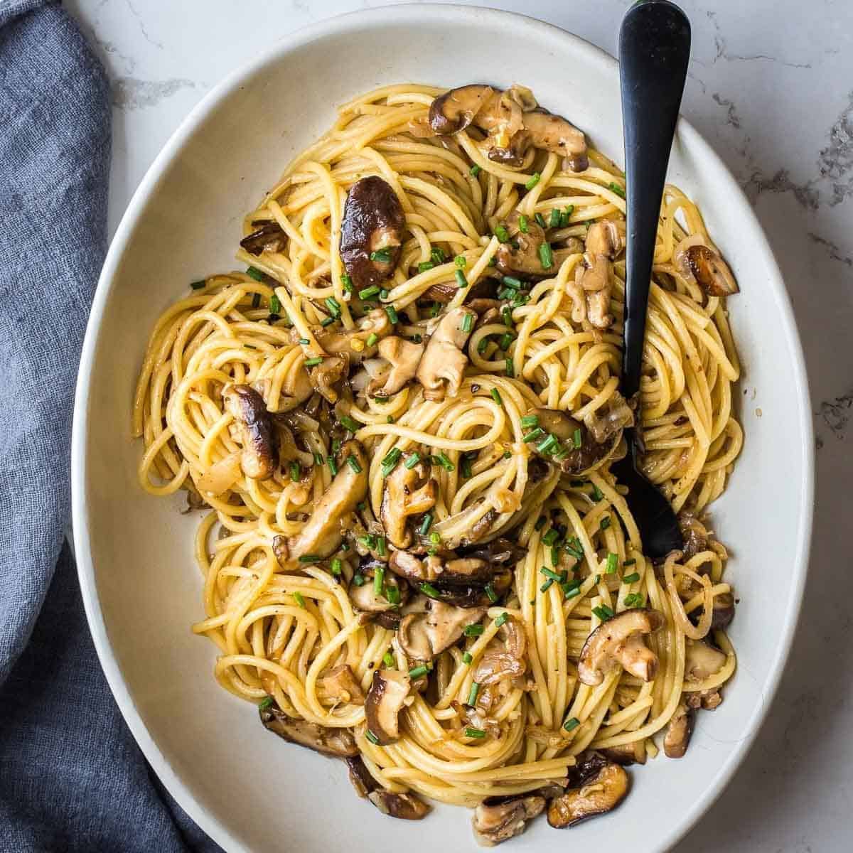 Black Garlic Pasta