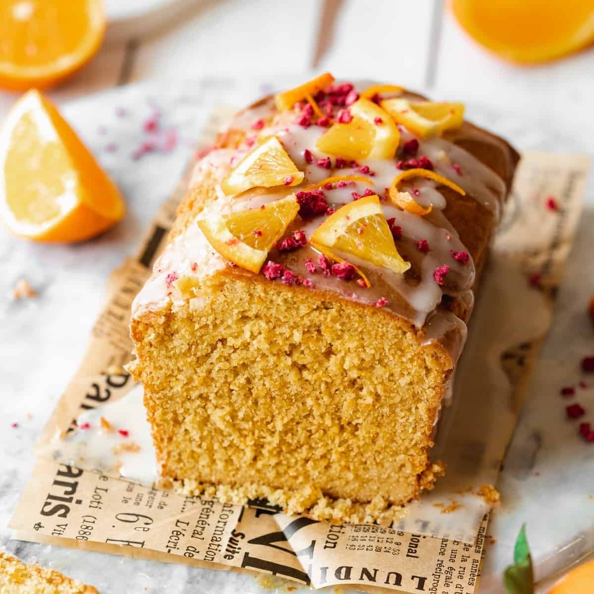 Blood Orange Loaf Cake