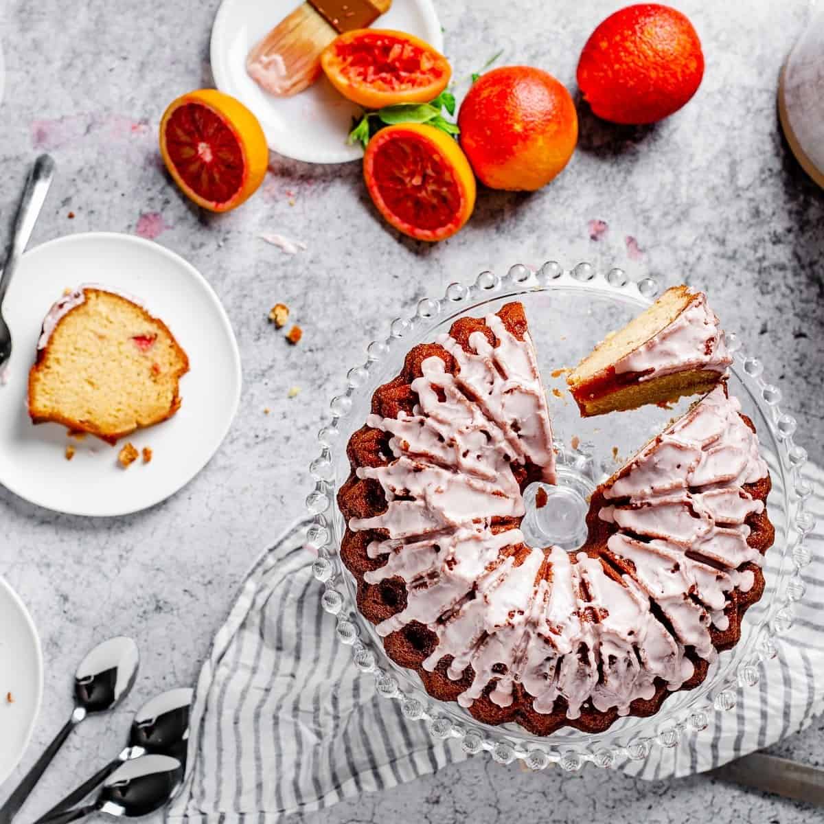Blood Orange Pound Cake