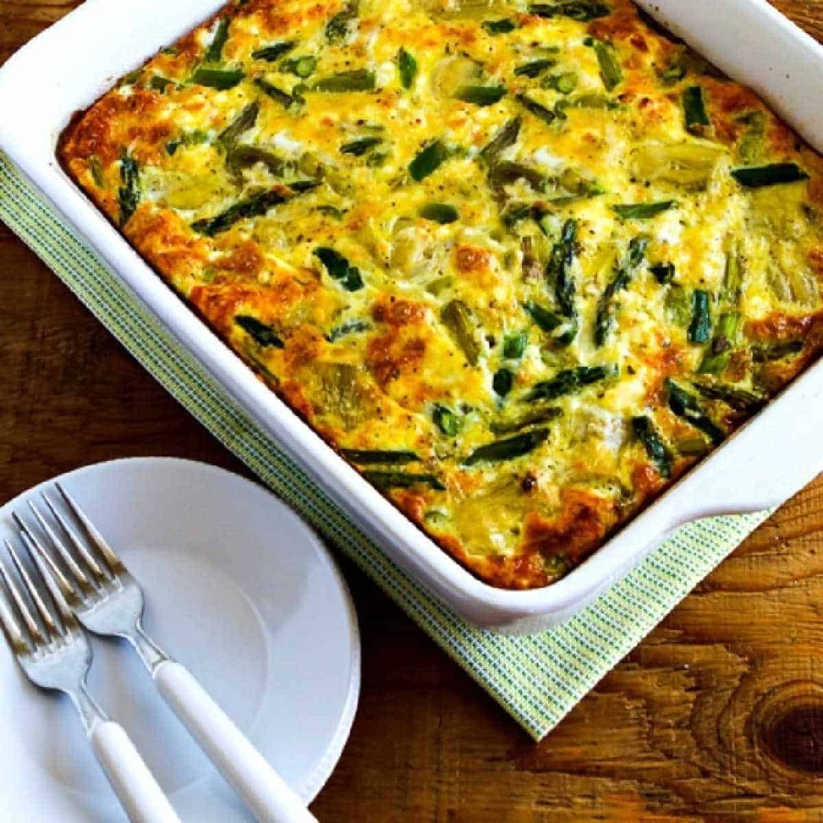 Breakfast Casserole Asparagus Artichoke Hearts