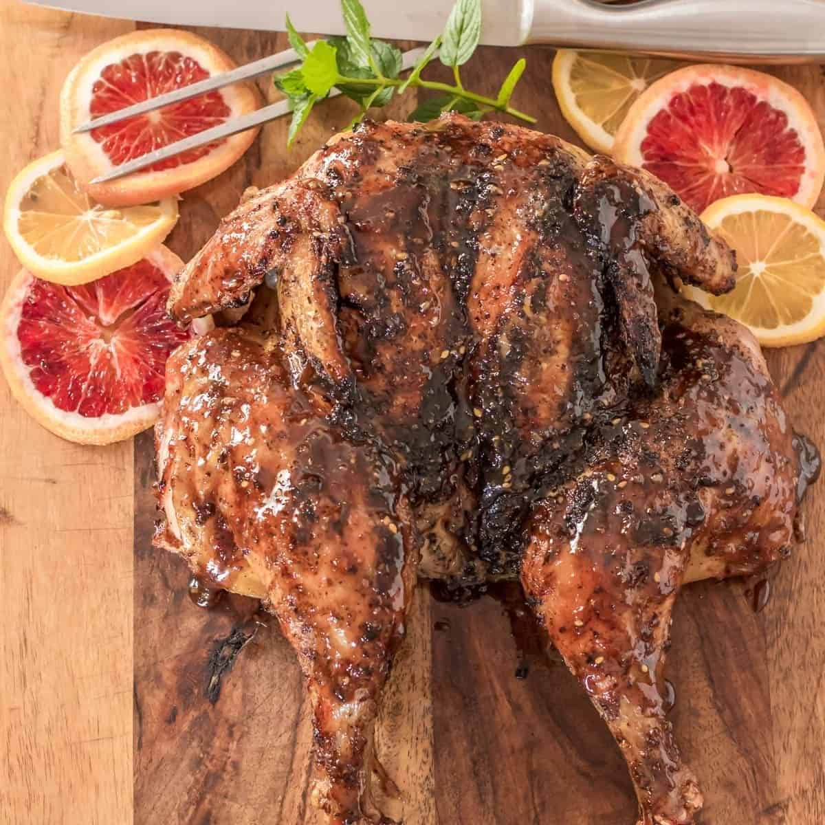 Butterflied And Grilled Zaatar Chicken Butterflied And Grilled Zaatar Chicken