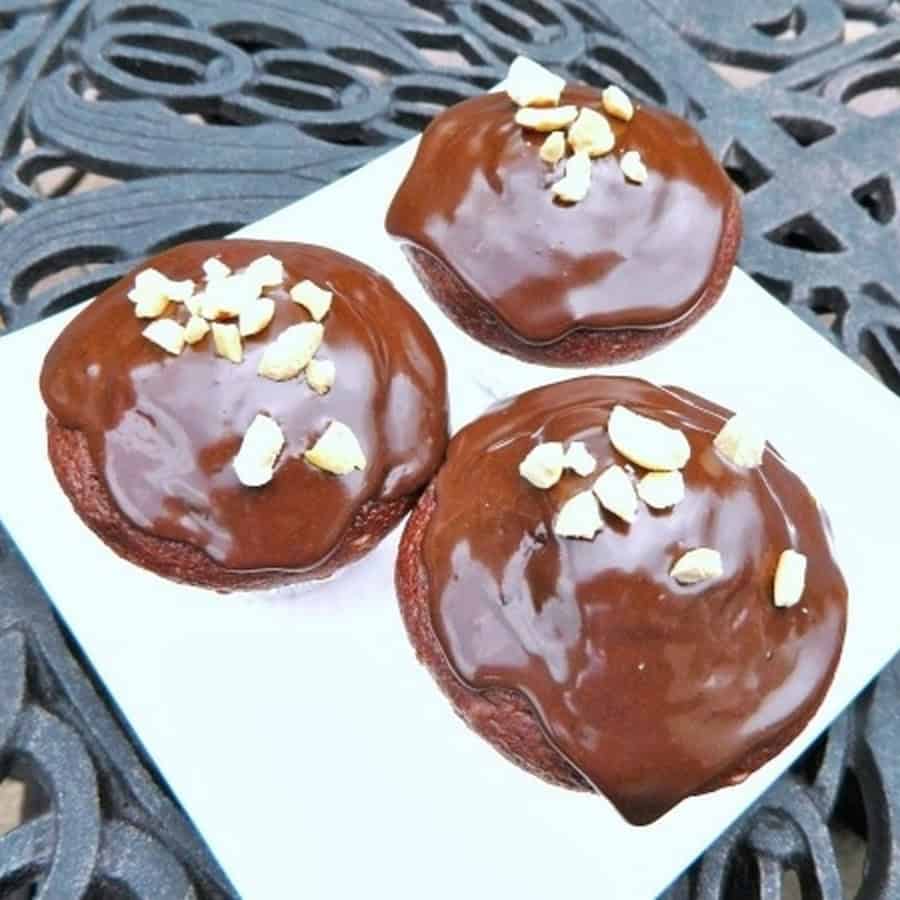 Cake Mix Chocolate Peanut Butter Cupcakes
