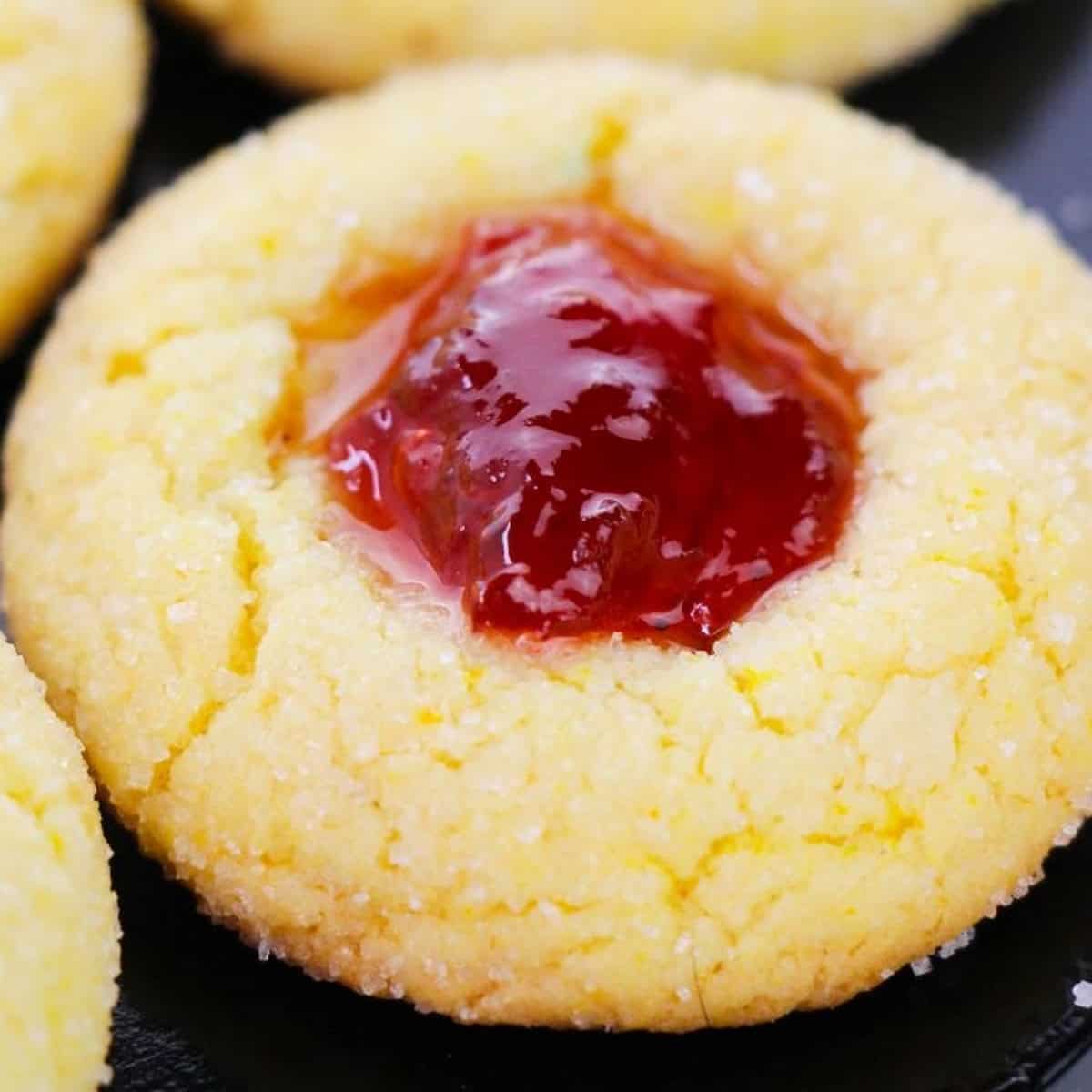 Cake Mix Thumbprint Cookies