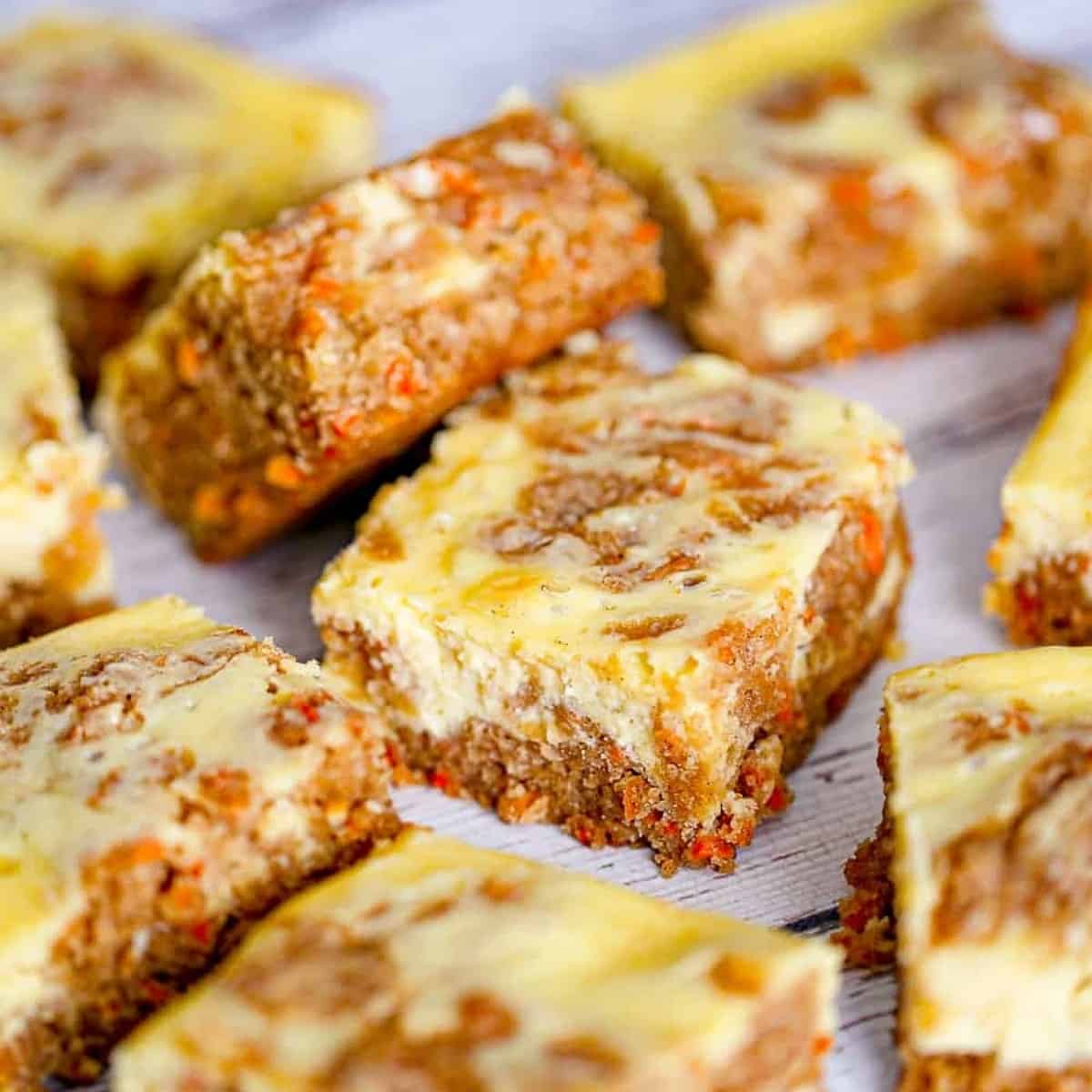 Carrot Cake Cream Cheese Bars