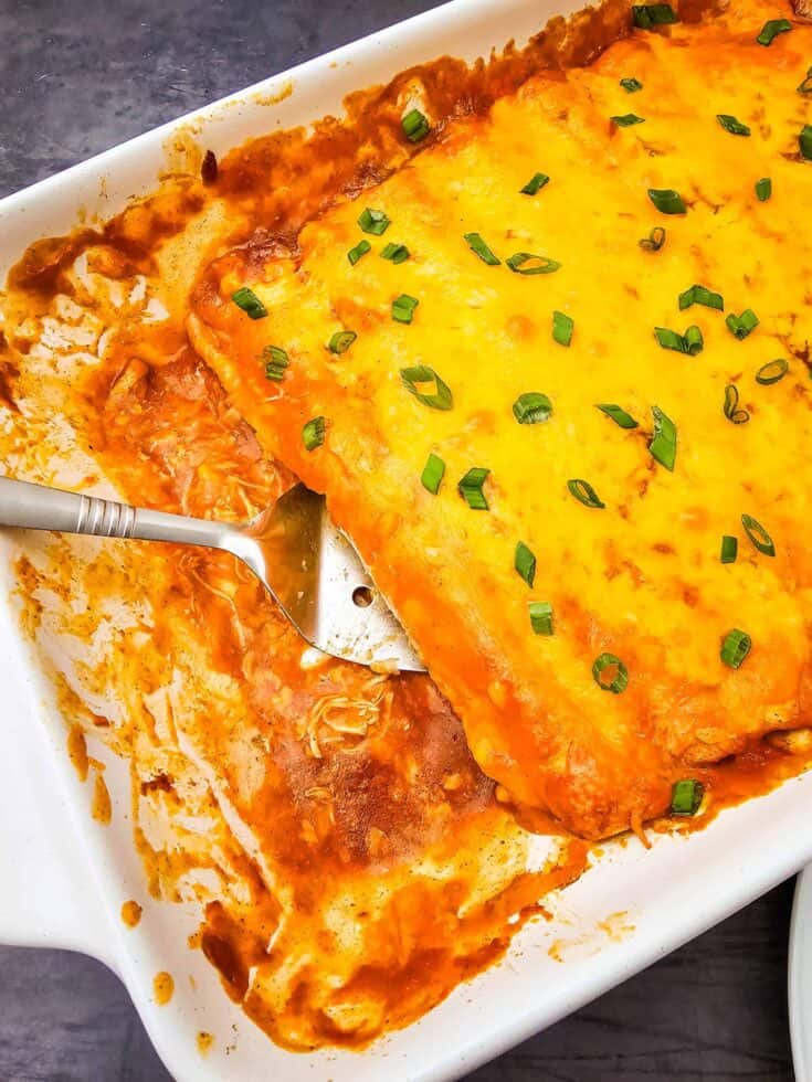 Cheesy Chicken Enchiladas