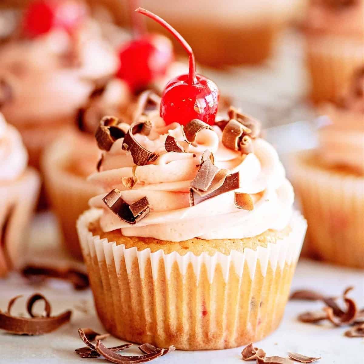 Cherry Chocolate Chip Cupcakes