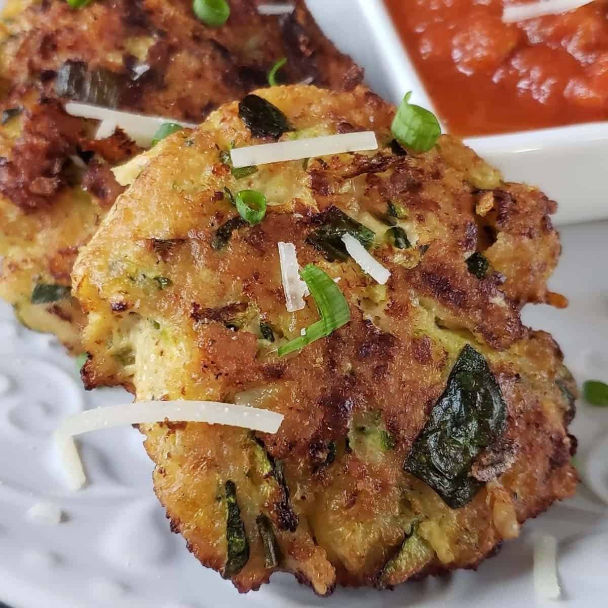 Chicken And Zucchini Fritters Chicken And Zucchini Fritters