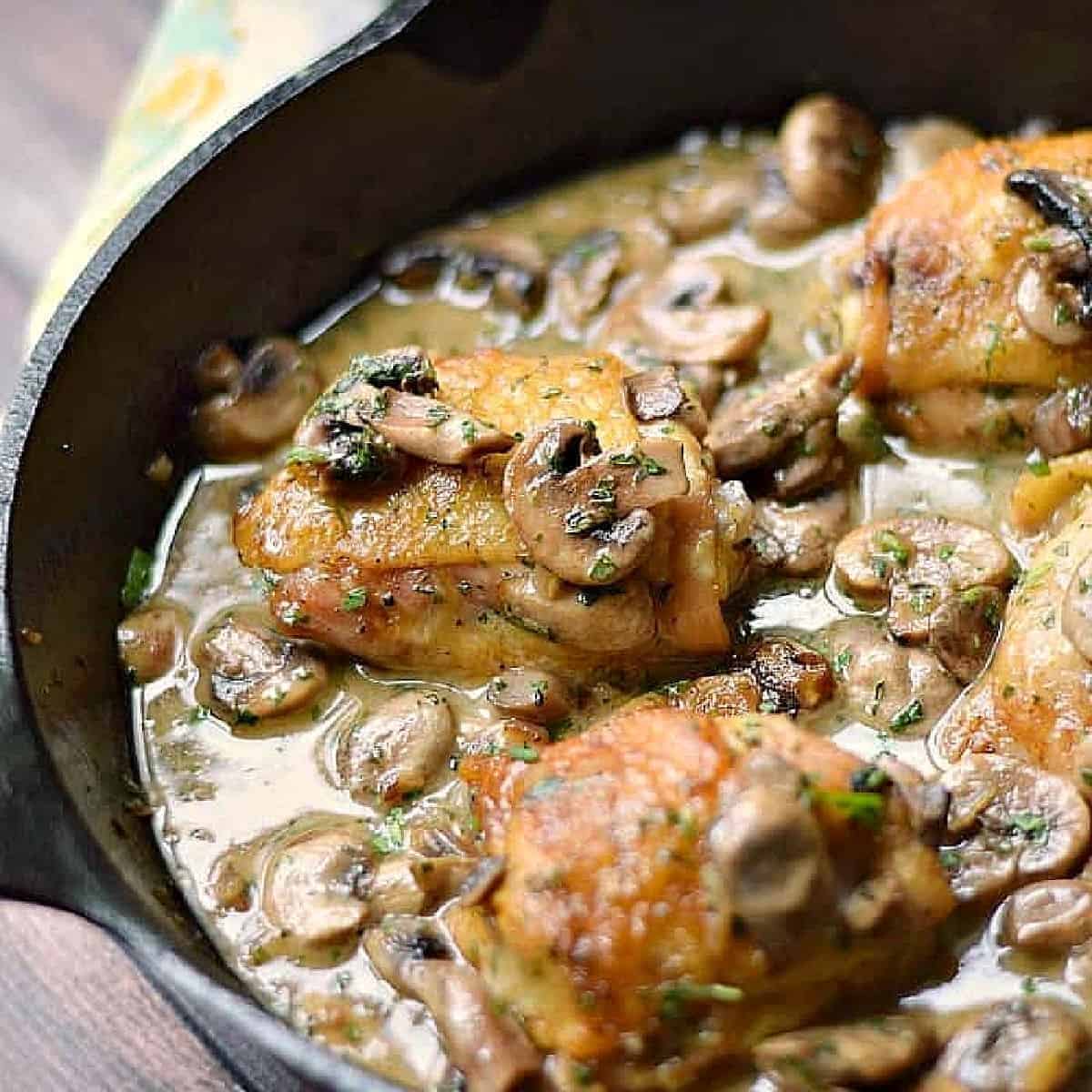 Chicken Au Champagne Chicken Au Champagne