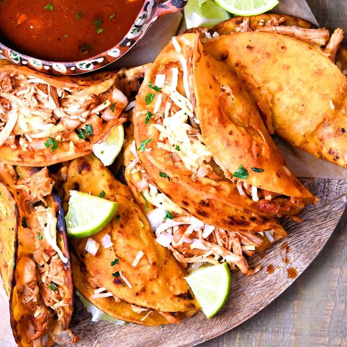 Chicken Birria Tacos Chicken Birria Tacos