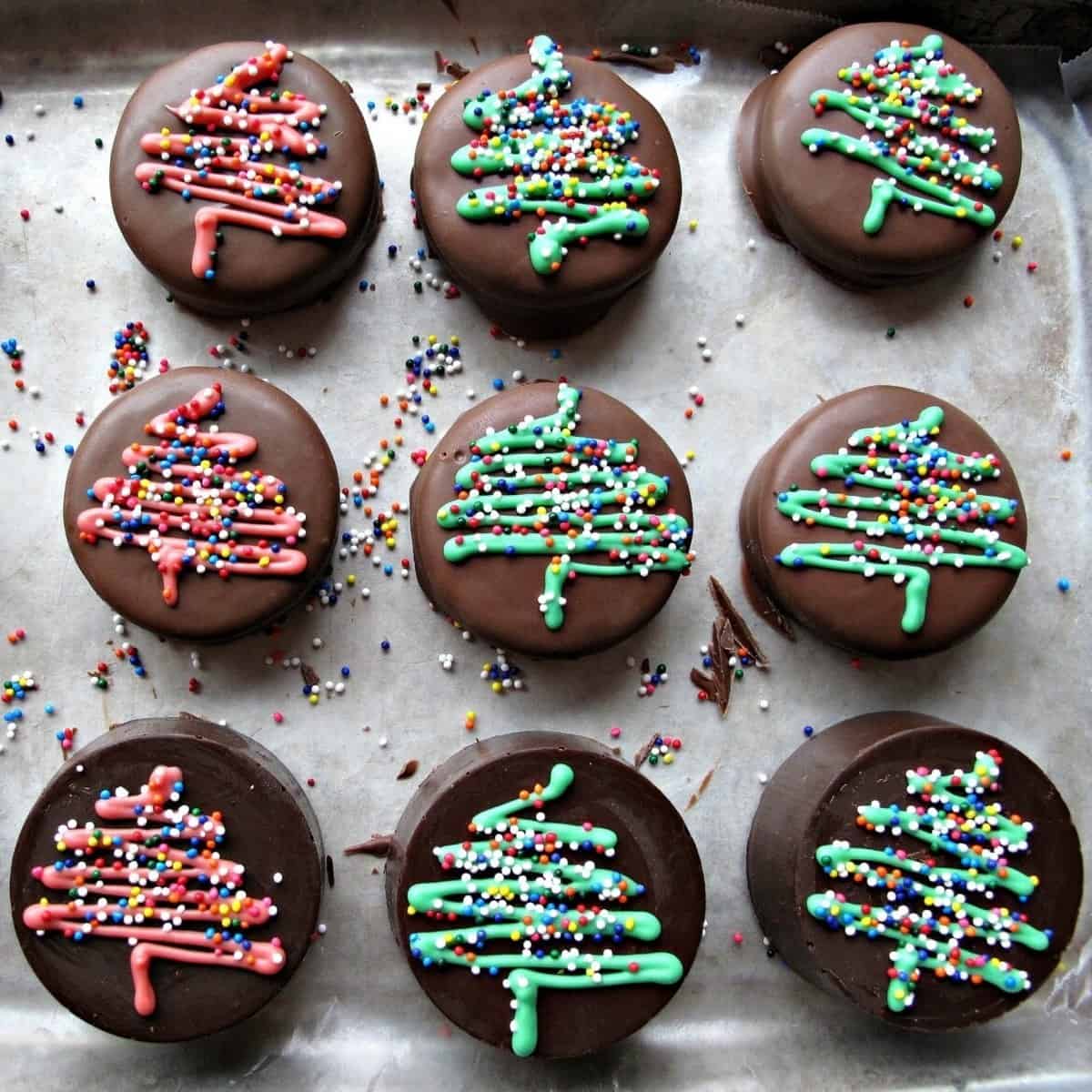 Chocolate Covered Oreos And Iced Christmas Sugar Cookies For Military Care Package 7 Chocolate Covered Oreos And Iced Christmas Sugar Cookies For Military Care Package 7