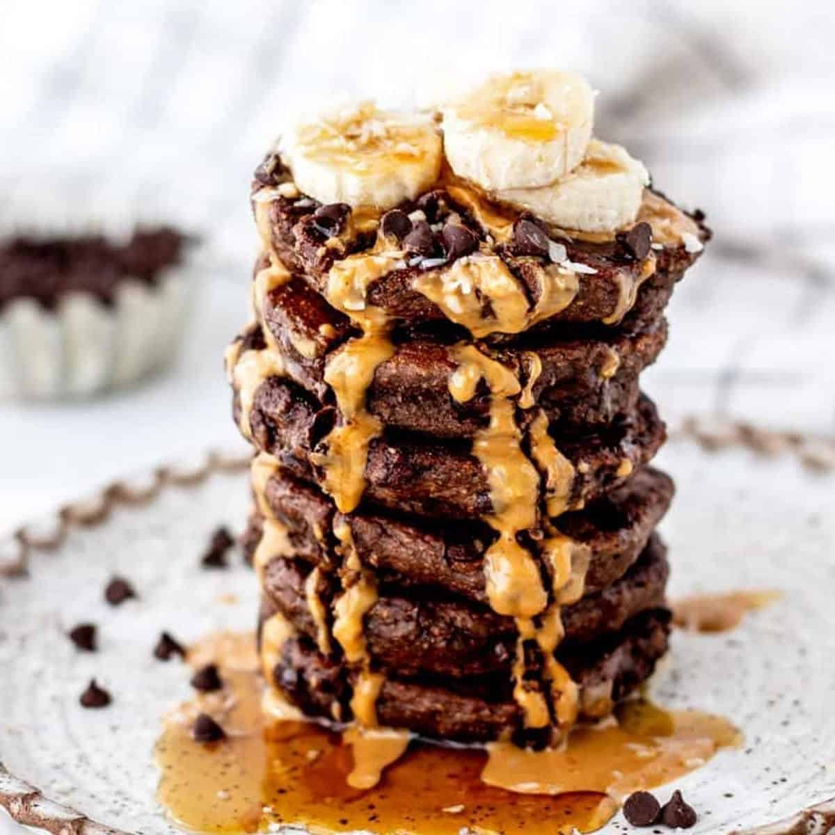 Chocolate Protein Pancakes