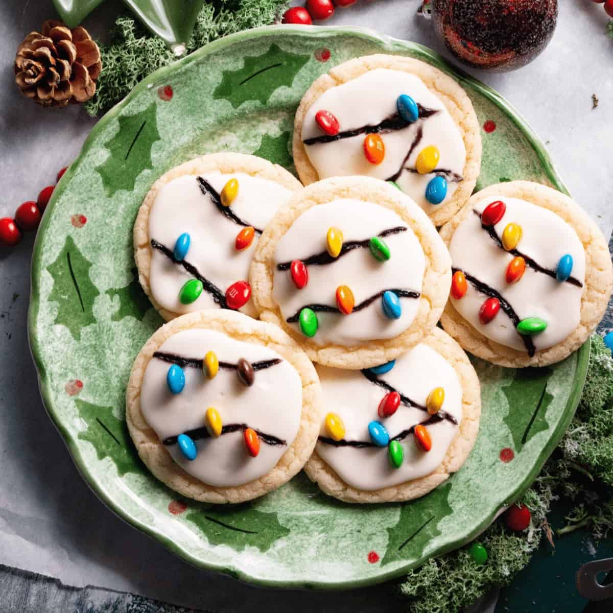 Christmas Lights Cookies Christmas Lights Cookies
