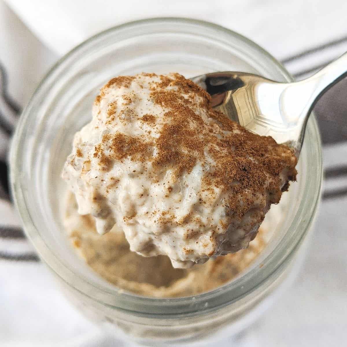 Cinnamon Protein Overnight Oats