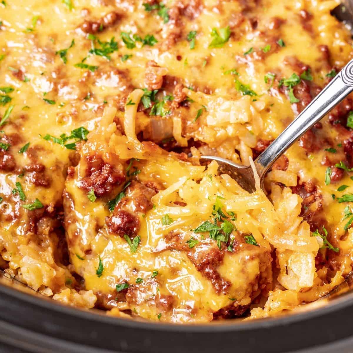 Crock Pot Sloppy Joe Casserole Crock Pot Sloppy Joe Casserole