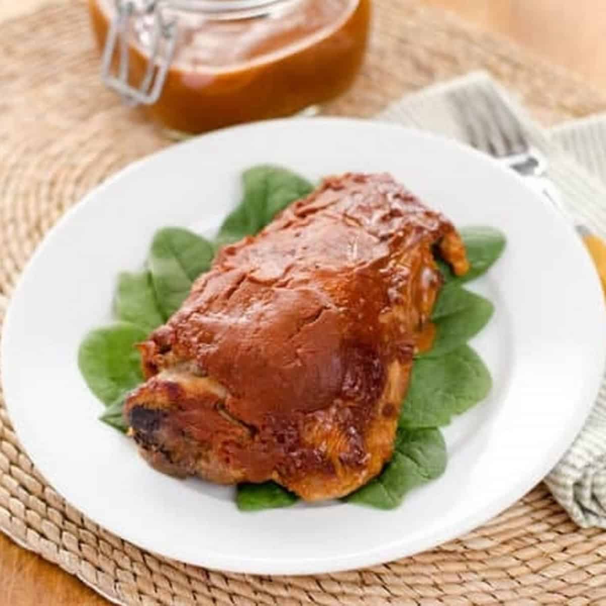 Crockpot Barbecue Turkey Thighs