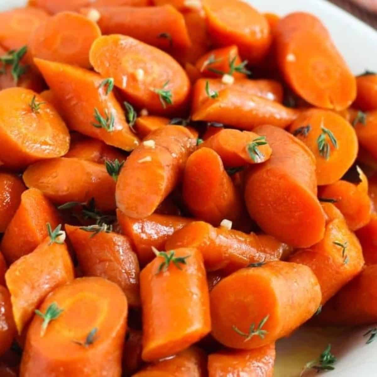 Crockpot Glazed Carrots