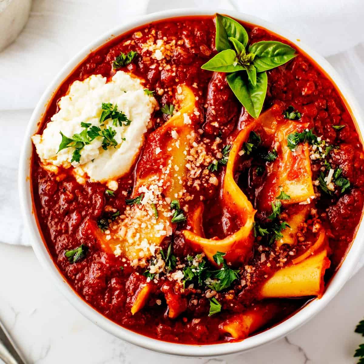 Crockpot Lasagna Soup Crockpot Lasagna Soup