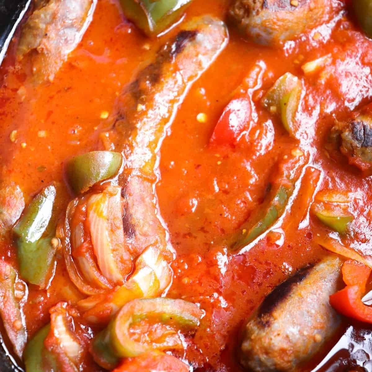 Crockpot Sausage And Peppers Rustica Crockpot Sausage And Peppers Rustica