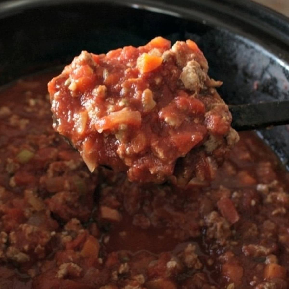 Crockpot Turkey Bolognese Sauce