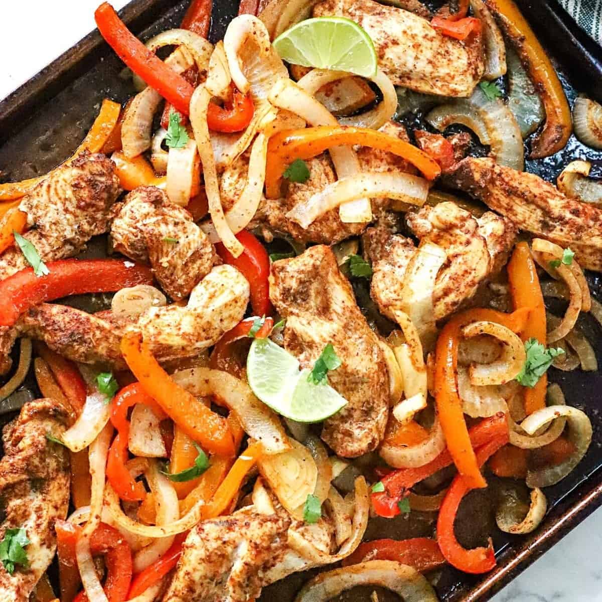 Delicious Sheet Pan Chicken Fajitas