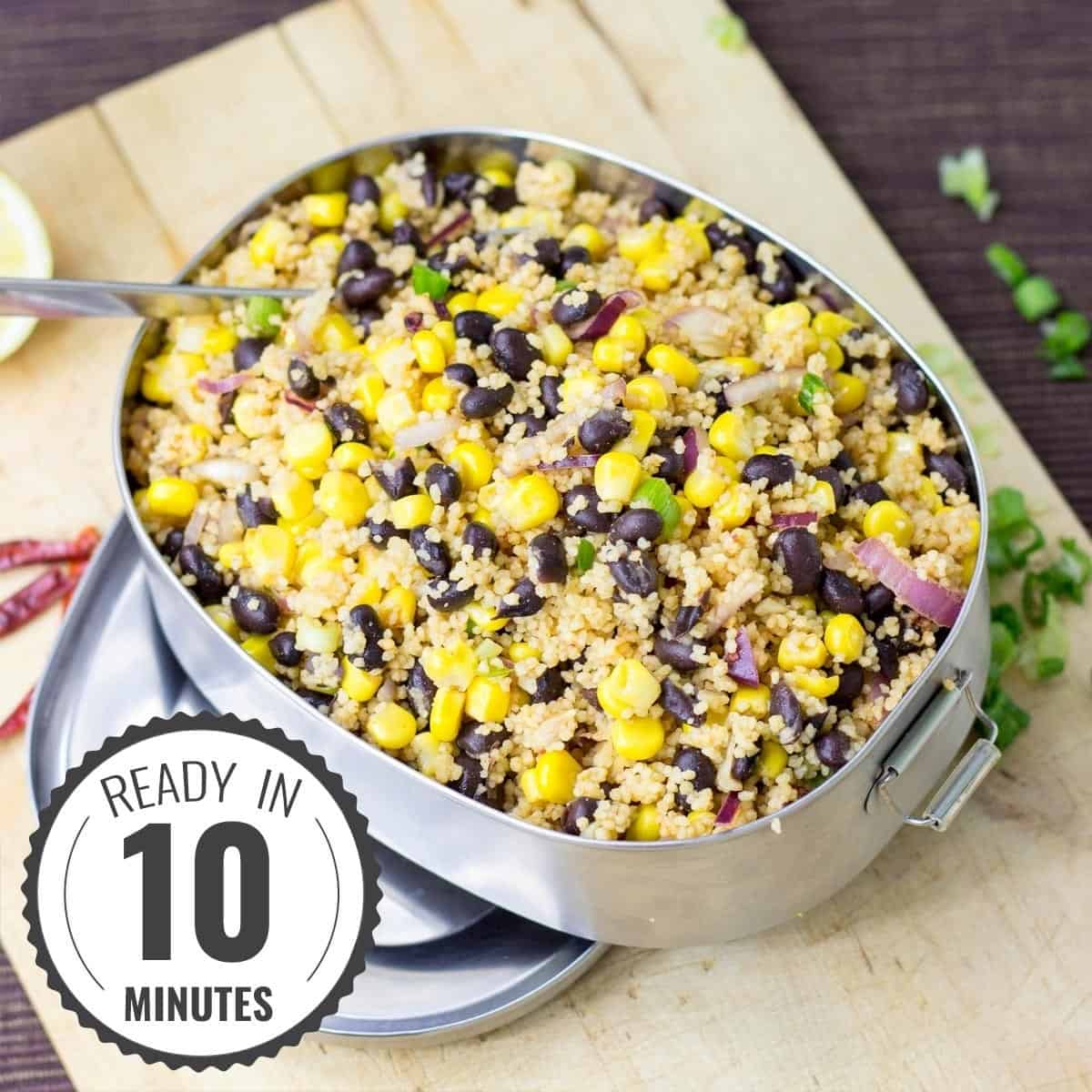 High Protein Black Bean And Corn Summer Salad