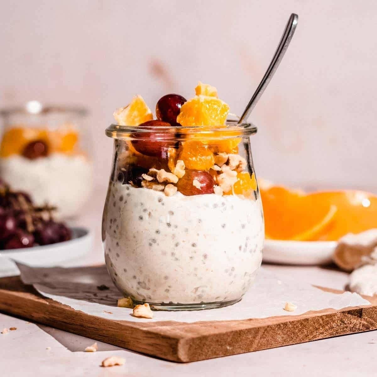 High Protein Overnight Oats With Protein Powder