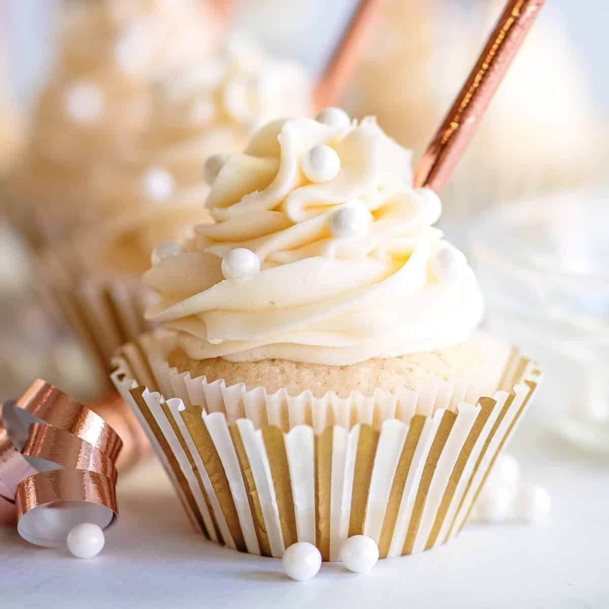 Homemade Champage Cupcakes Recipe