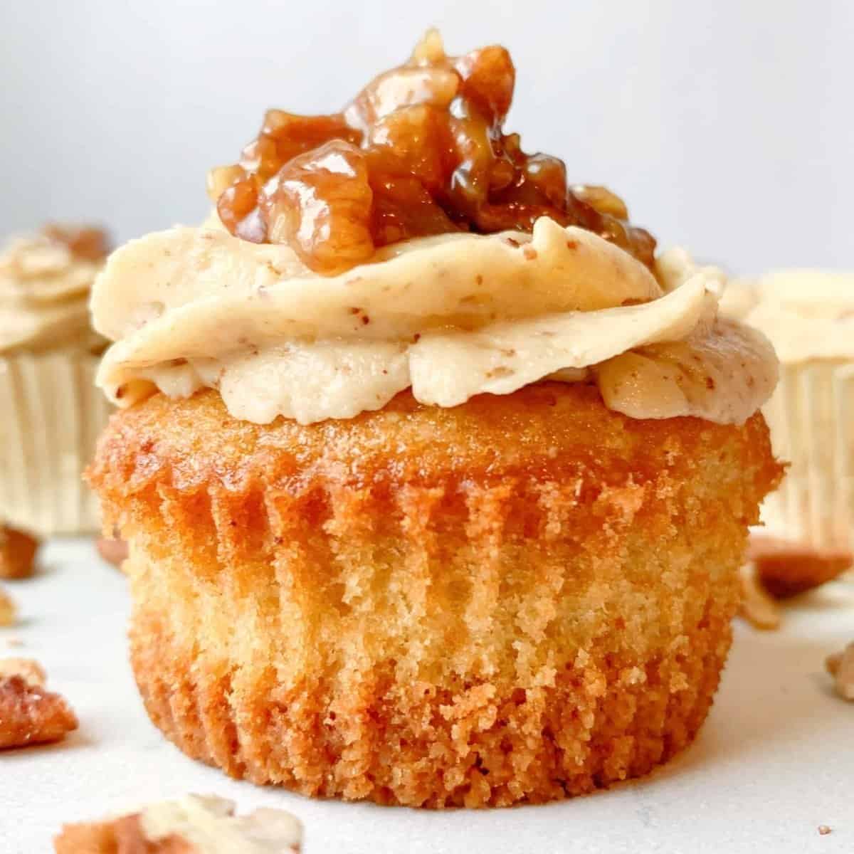 Homemade Pecan Pie Cupcakes Recipe