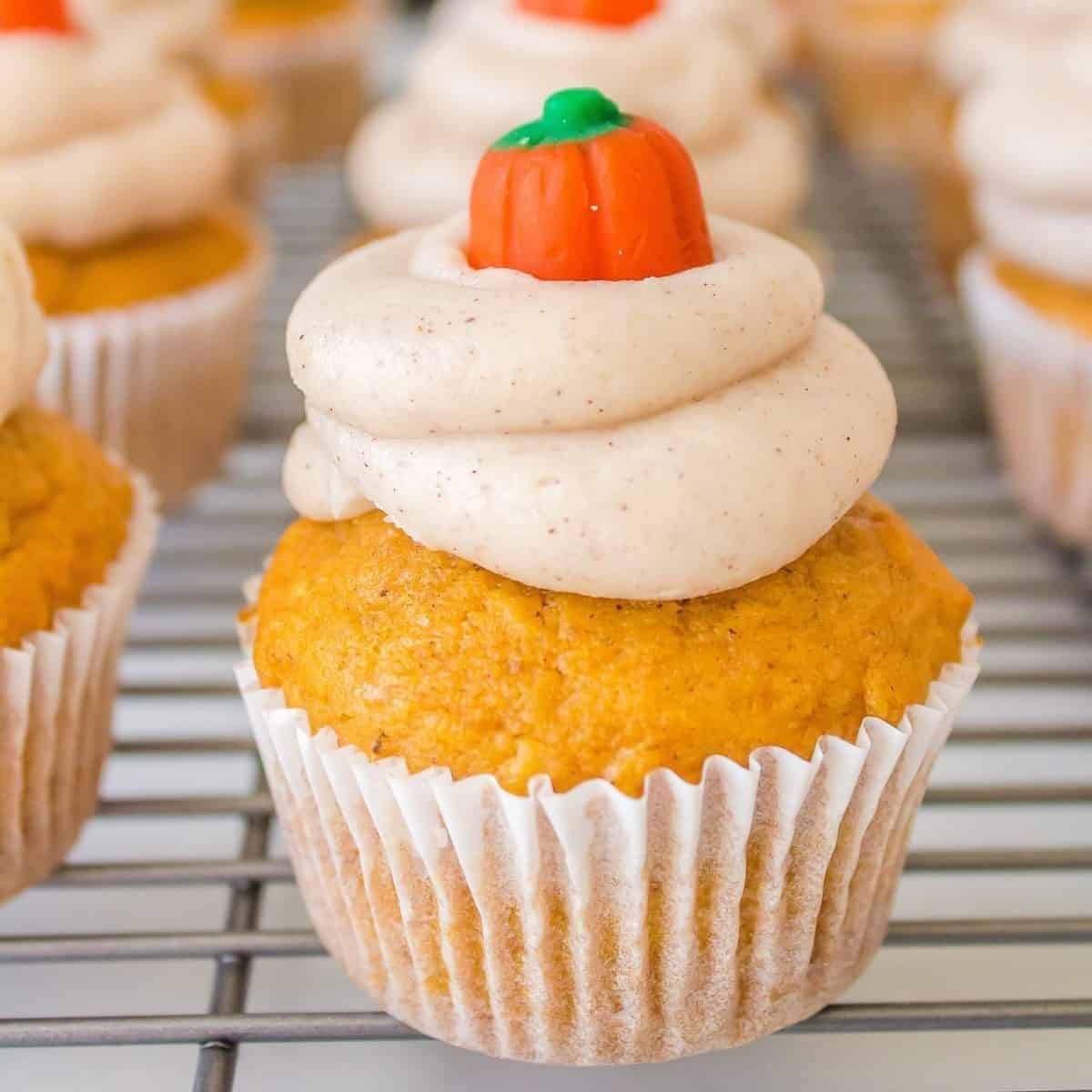 Homemade Pumpkin Cupcakes