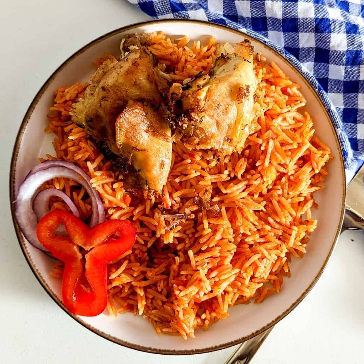 Jollof Rice And Chicken