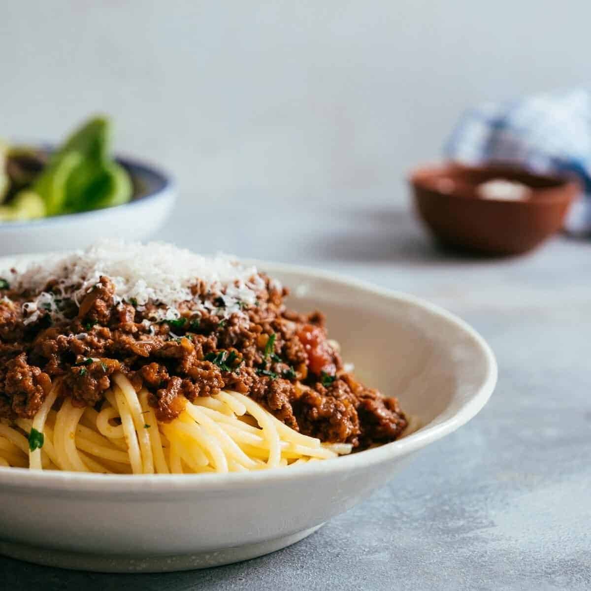 Makaronia Me Kima Greek Spaghetti Meat Sauce