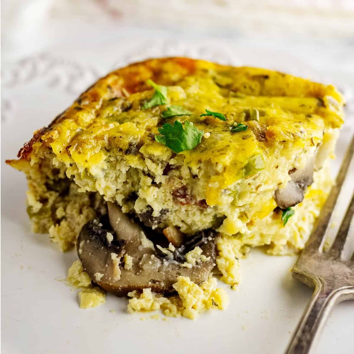 Mushroom Breakfast Casserole