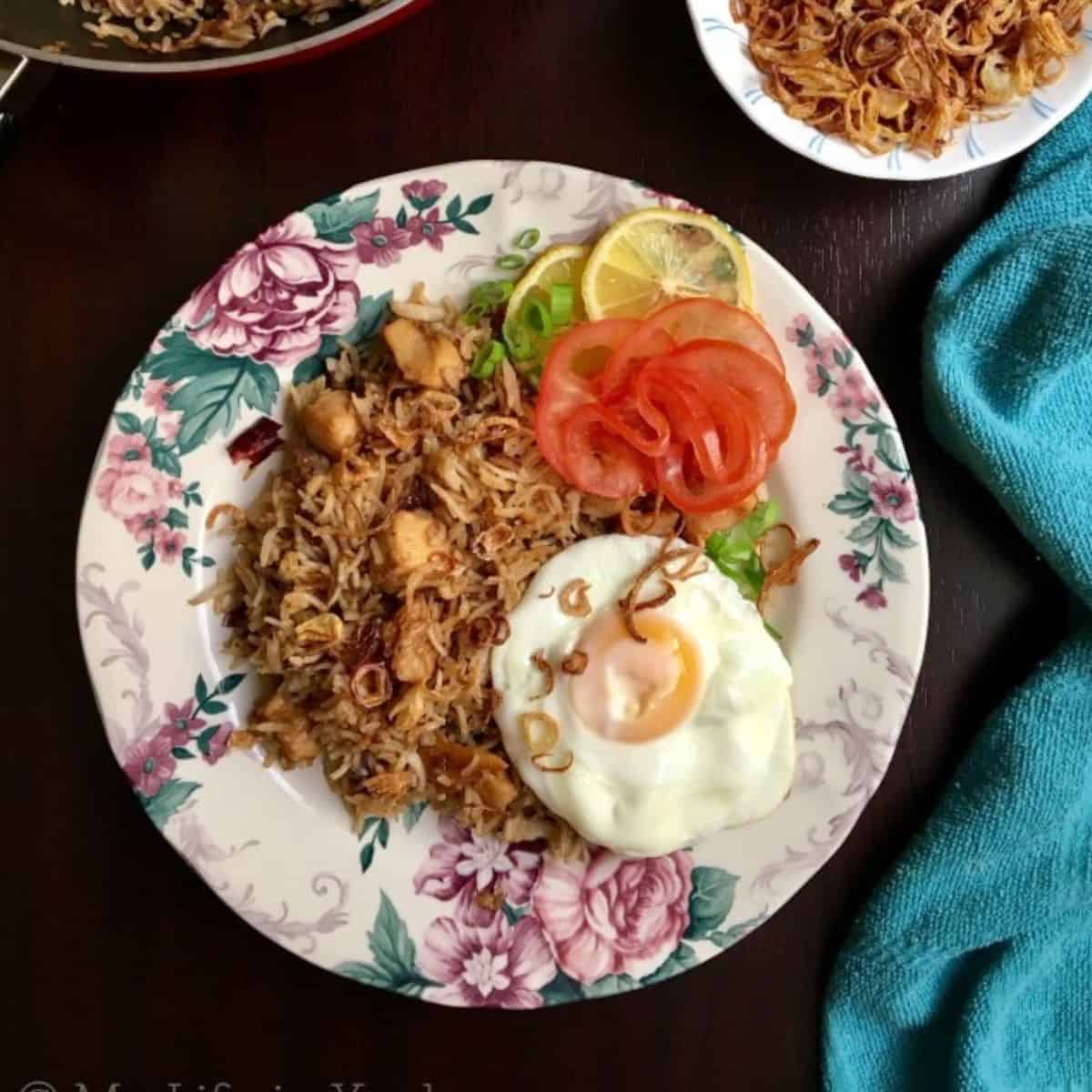 Nasi Goreng Indonesian Chicken Fried Rice