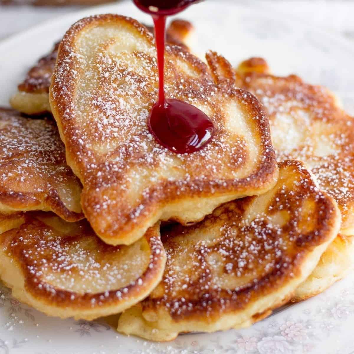 Oladi Russian Kefir Pancakes With Apple