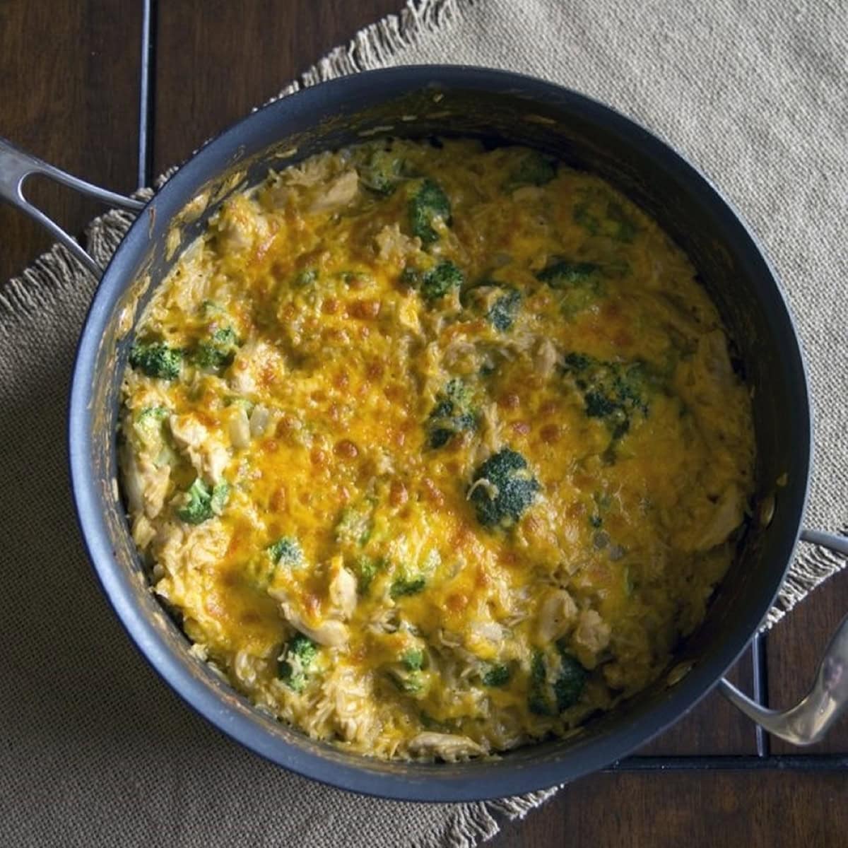 One Pot Broccoli Chicken And Rice Casserole